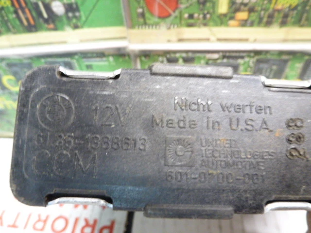 NY349-22 OEM GARANTÍA 1989 BMW 735I MÓDULO DE CONTROL DE CHOQUE Foto 2 de 2