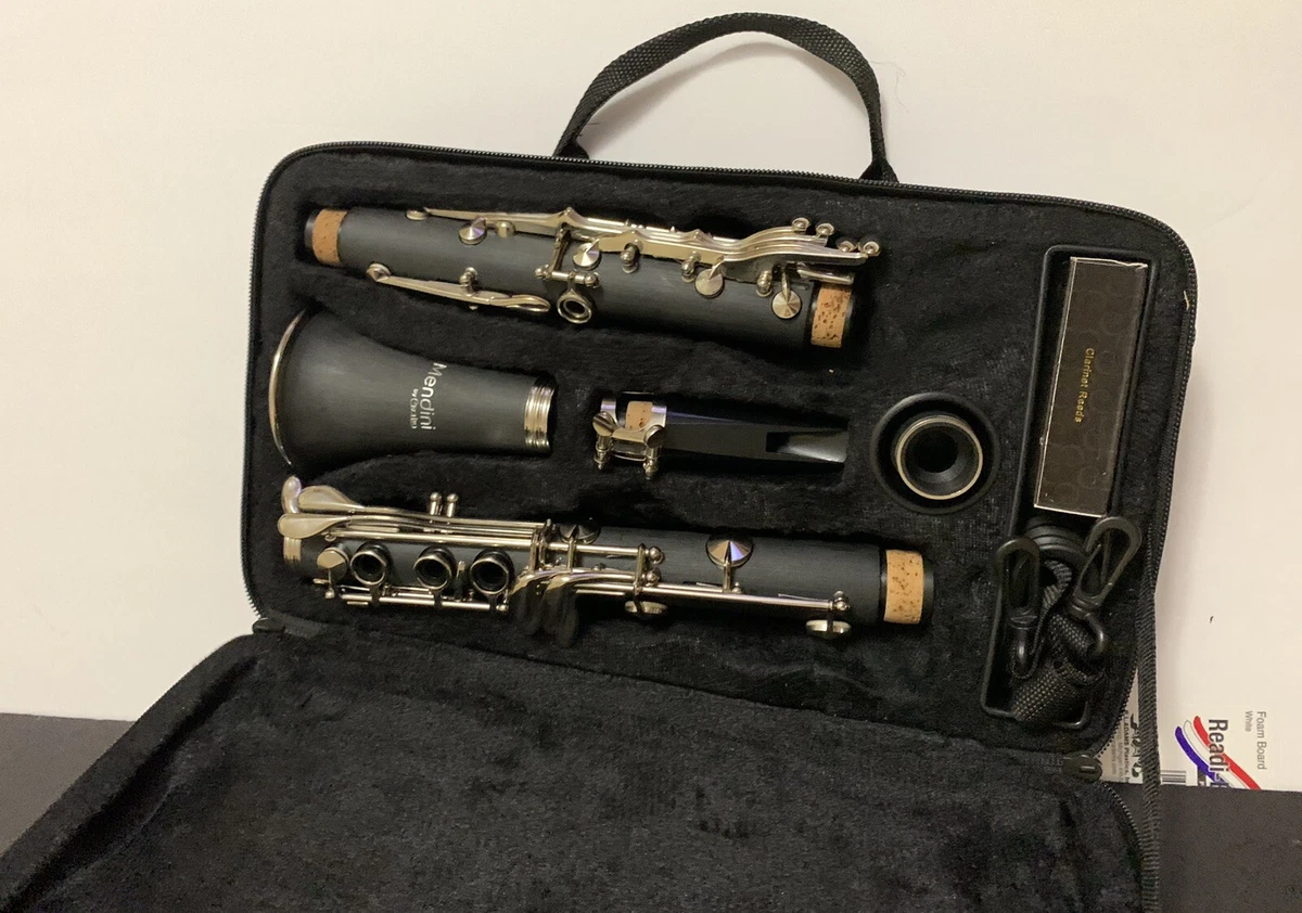 Mendini By Cecilio MCT E Clarinet w Case Open Box Read Desc