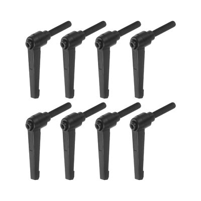 8pcs Adjustable Clamping Lever Handles M8 x 40mm Male Thread Bolt Knobs Rotat...