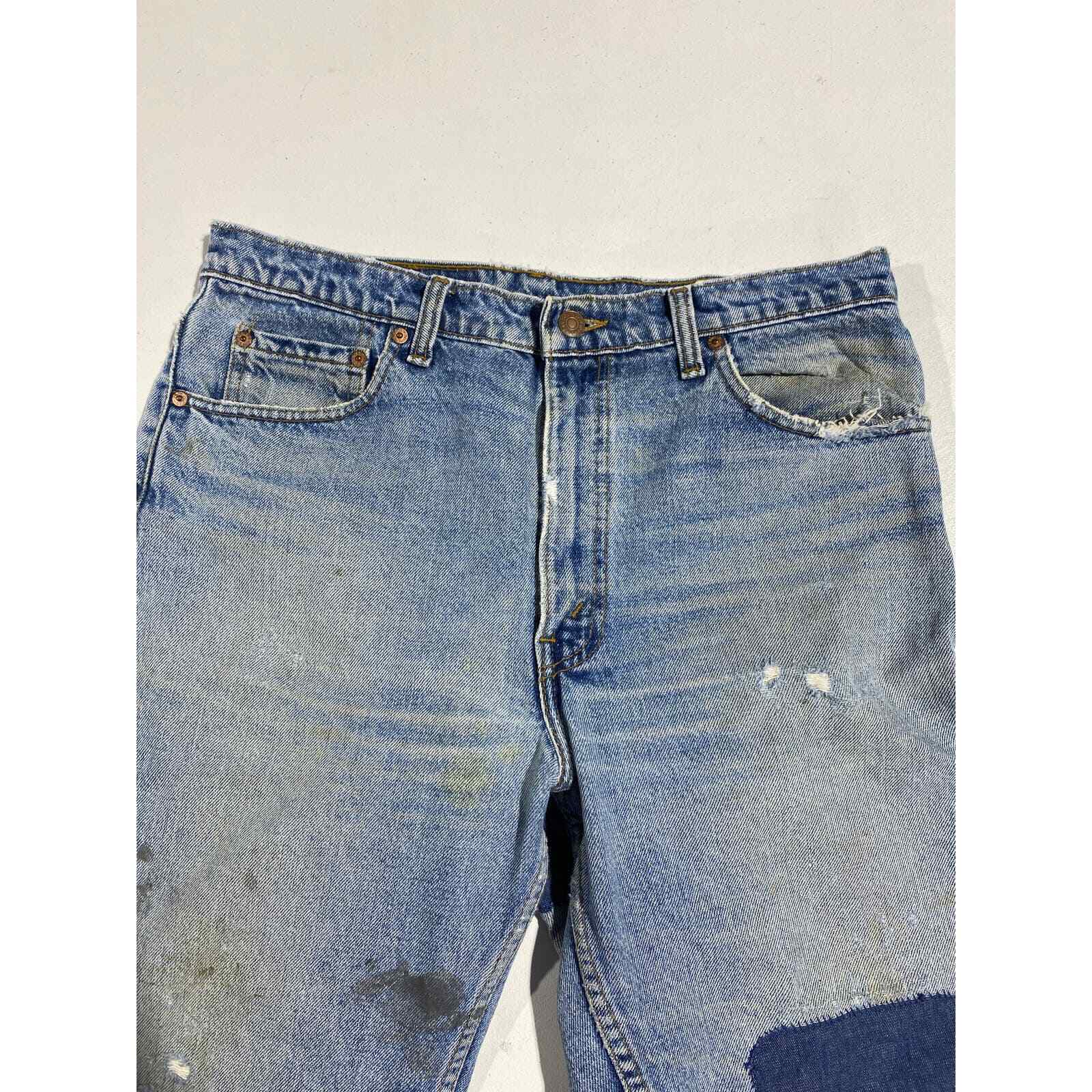 80's 90's Vintage Levi's Jeans 505 Sz 32x28 - image 6