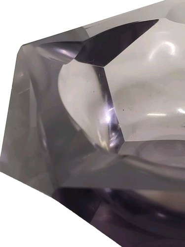 Mid-Century Faceted Murano Glass Ashtray/Bowl by Flavio Poli Seguso Italy - Picture 5 of 10