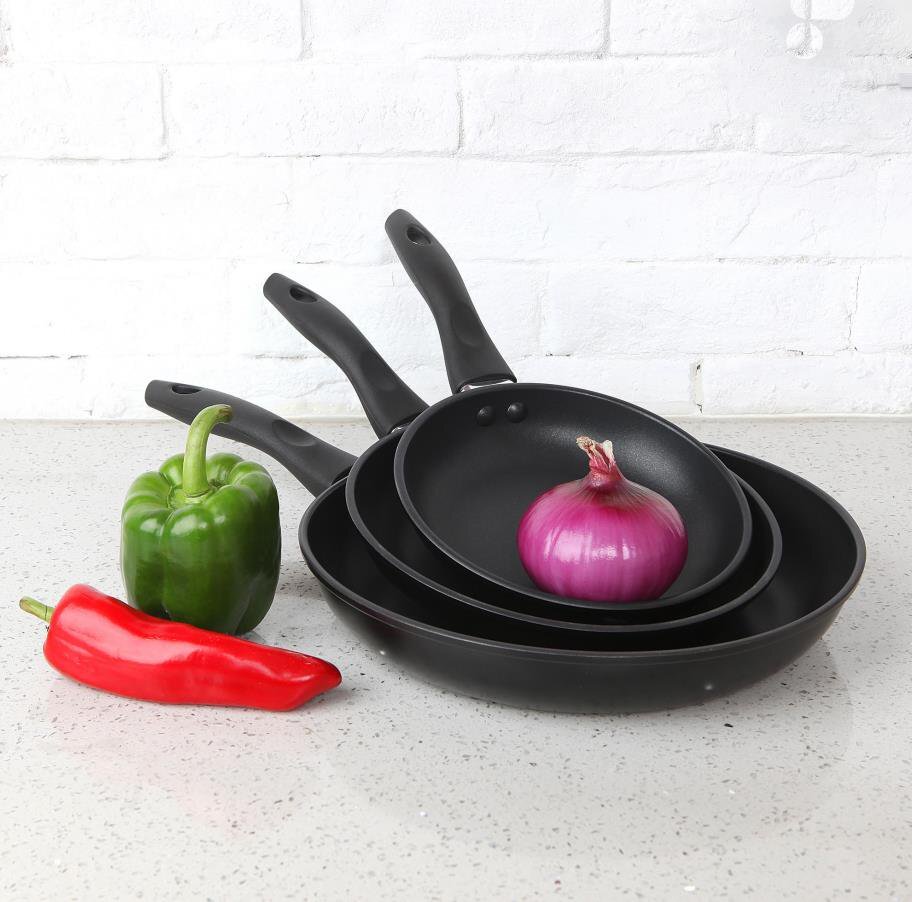 3 Piece 7" 9" 10 inch Nonstick Frying Pan Set eBay