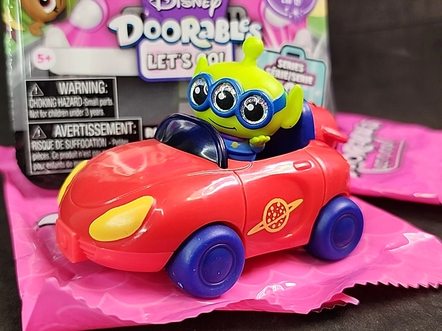 disney doorables let's go road trip série 2 alienígena carro 