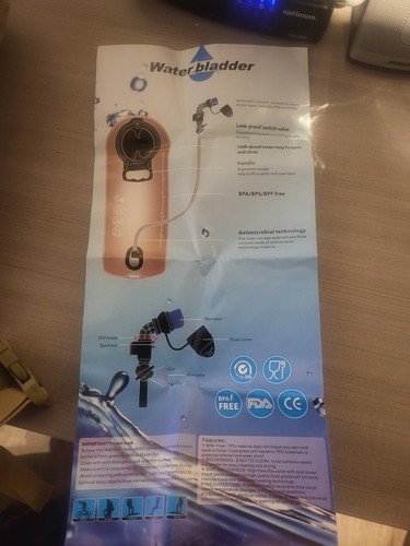 rexsoul hydration backpacking and cycling water bladder - Picture 3 of 4