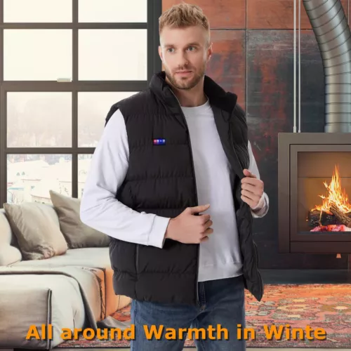 Heated Vest 23 Heating Zones with 10000mAh Battery Pack Electric Heating Vest - Picture 6 of 17