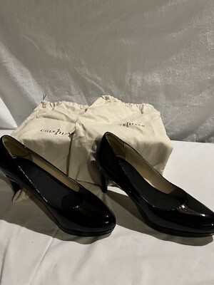 Cole Haan Womens Solid Black Leather High Heels Pumps Shoes Size 8D | eBay