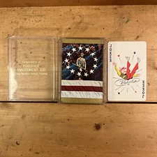 Americana Advertising Playing Cards Full Deck 54 Cards Patriotic Minuteman