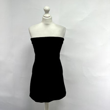 Urban Outfitters Light Before Dark Costa Ponte Bandeau Dress. Black. Medium.