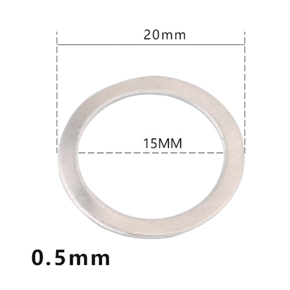 10Pcs Bicycle Pedal Spacer Crank Cycling Bike Stainless Steel Ring