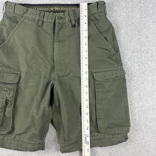 Boy Scouts Of America BSA Shorts Men 30 Uniform Cargo Green Convertible Outdoor - Picture 5 of 9