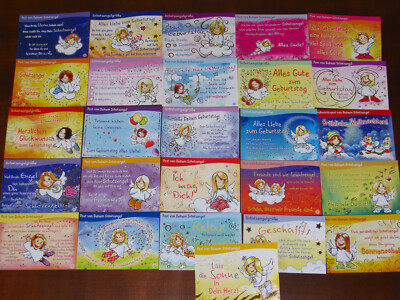 SCHUTZENGEL Engel Postkarte Depesche Geburtstag, Glückwunsch, Weihnachten,...
