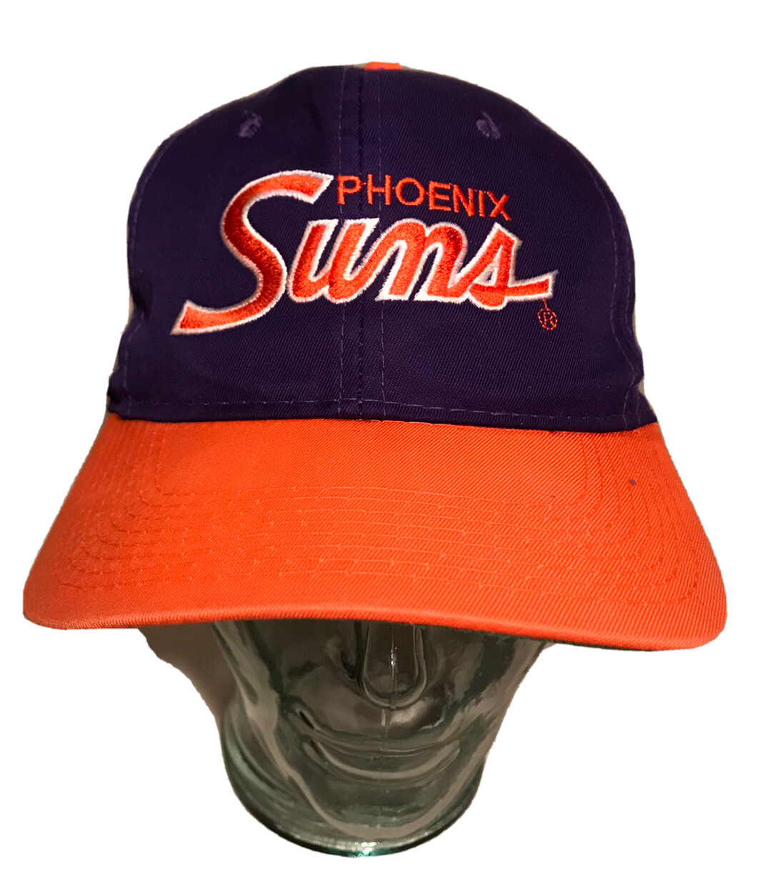 Vintage 90's - Phoenix Suns - Script Hat NBA Snapback Adjustable Purple ...