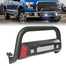 Ford Bull Bars Bull Bar 3" Push Brush Front Bumper Grille Guard For 2004–2025 Ford F-150 Black