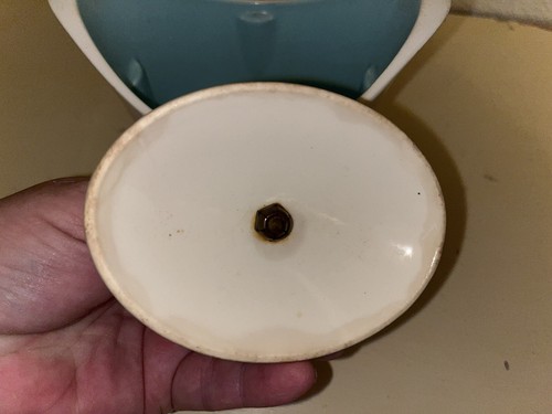 Vintage MCM 1950’s Ceramic Sugar Bowl With Lid - Picture 4 of 11