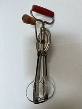 Vintage Red Handled Edlund Company Beater Burlington Vermont 12 Inches