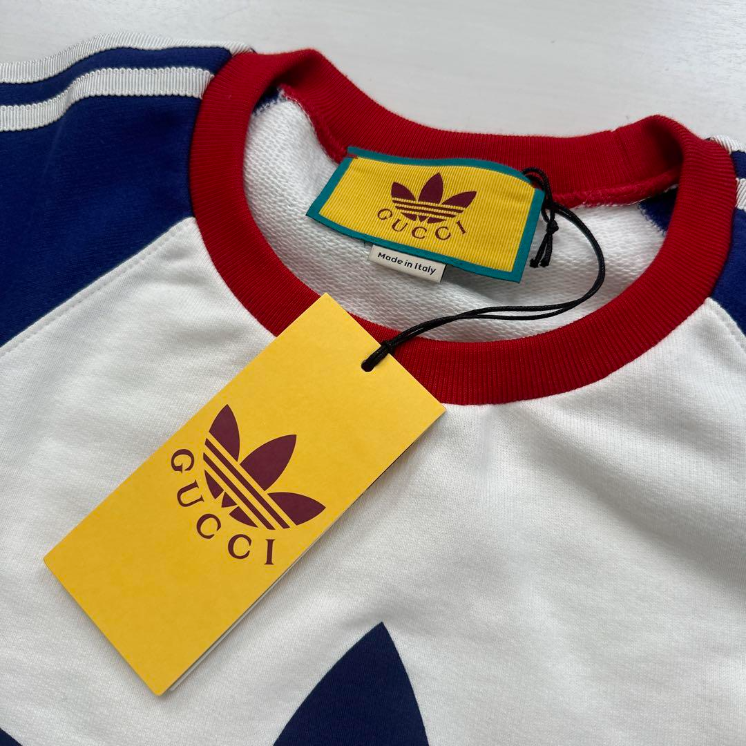 New】adidas x GUCCI Crewneck Sweatshirt Men's M New w/ Tags New】adidas x GUCCI Crewneck Sweatshirt Men's M New w/ Tags