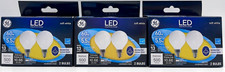 3PK 60 W GE LED Frosted Soft White Light Bulbs 6 TTL BULBS Candelabra Base
