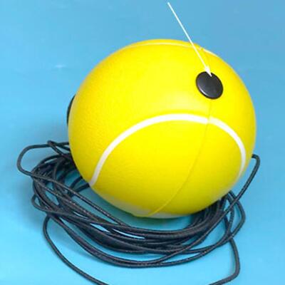 Tennis Trainer Ball with Rope Training Ball for Self Practice Indoor Outdoor Men