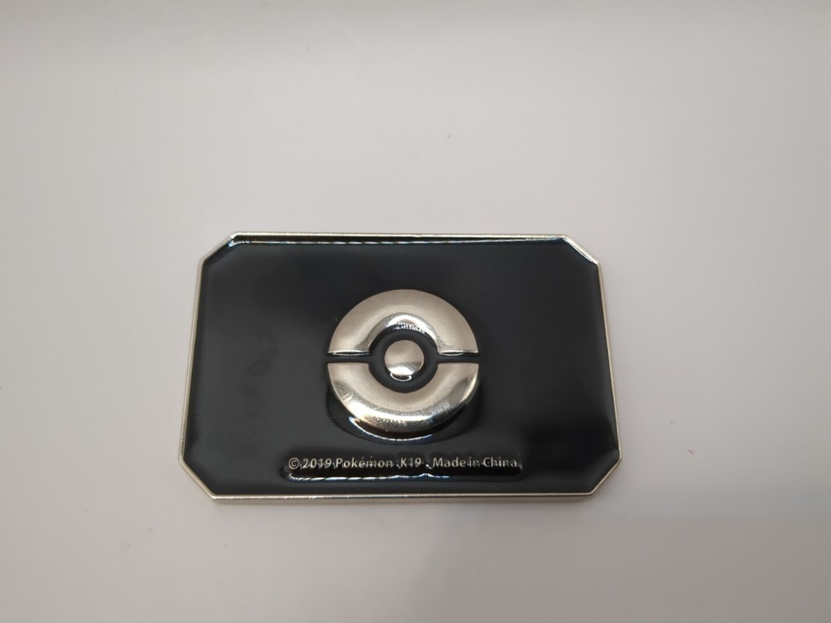 Pokemon TCG Rare Limited Edition GX Tag Team Metal Marker Token