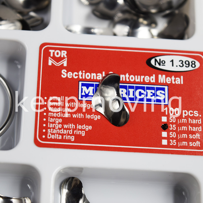 100 Pz Matrici Metalliche Sagomate Sezioni Matrice Dentale 35 - Foto 9