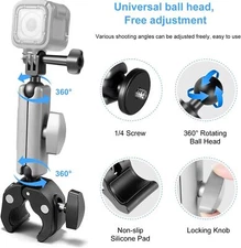 SJCAM Bike Motorcycle Handlebar Pole Mount Holder For Action Camera