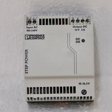 Phoenix Contact STEP-PS/1AC/12DC/5 Power Supply Unit Order No.: 2868583