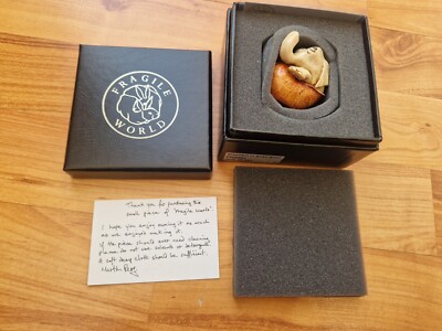 HARMONY KINGDOM FRAGILE WORLD - ELEFANT IN SNAIL SHELL LTD ED ORNAMENT FWDW1