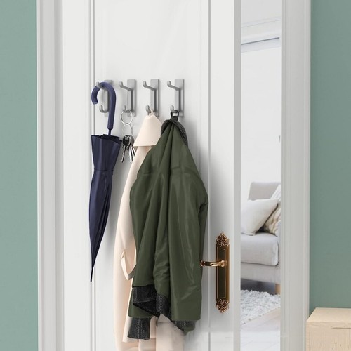 Self Adhesive Hooks Sticky Extra Strong Hanging up to 6KG Metal Heavy Duty - Picture 9 of 11