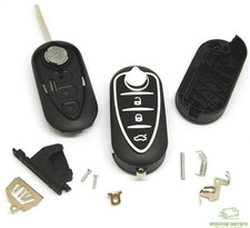 Nuovo Guscio Cover Telecomando Chiave Completa ALFA ROMEO Giulietta Mito nero