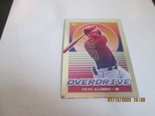 PETE ALONSO METS 2021 PANINI CHRONICLES OVERDRIVE  CARD #22 FREE SHIPPING