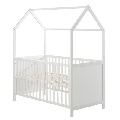 Roba Kids Hausbett Kinderbett Spielbett Babybett 70x140 cm Weiß NEU