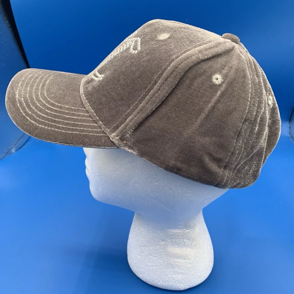 Y2K Juicy Couture 水钻丝绒卡车司机帽 — 第 2/4 张图片