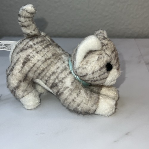 American Girl Katze Plüsch Haustier Boutique grau Tabby dehnbar 5 Zoll 2019 - Bild 8 von 9
