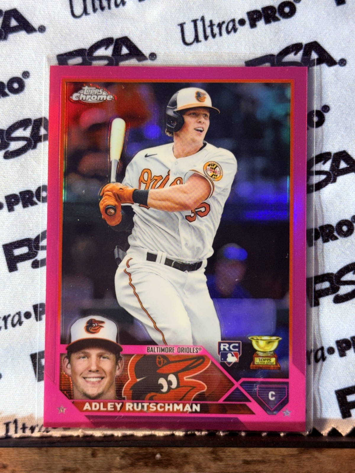 2023 Topps Chrome - Adley Rutschman #1 Pink Refractor (RC) | eBay