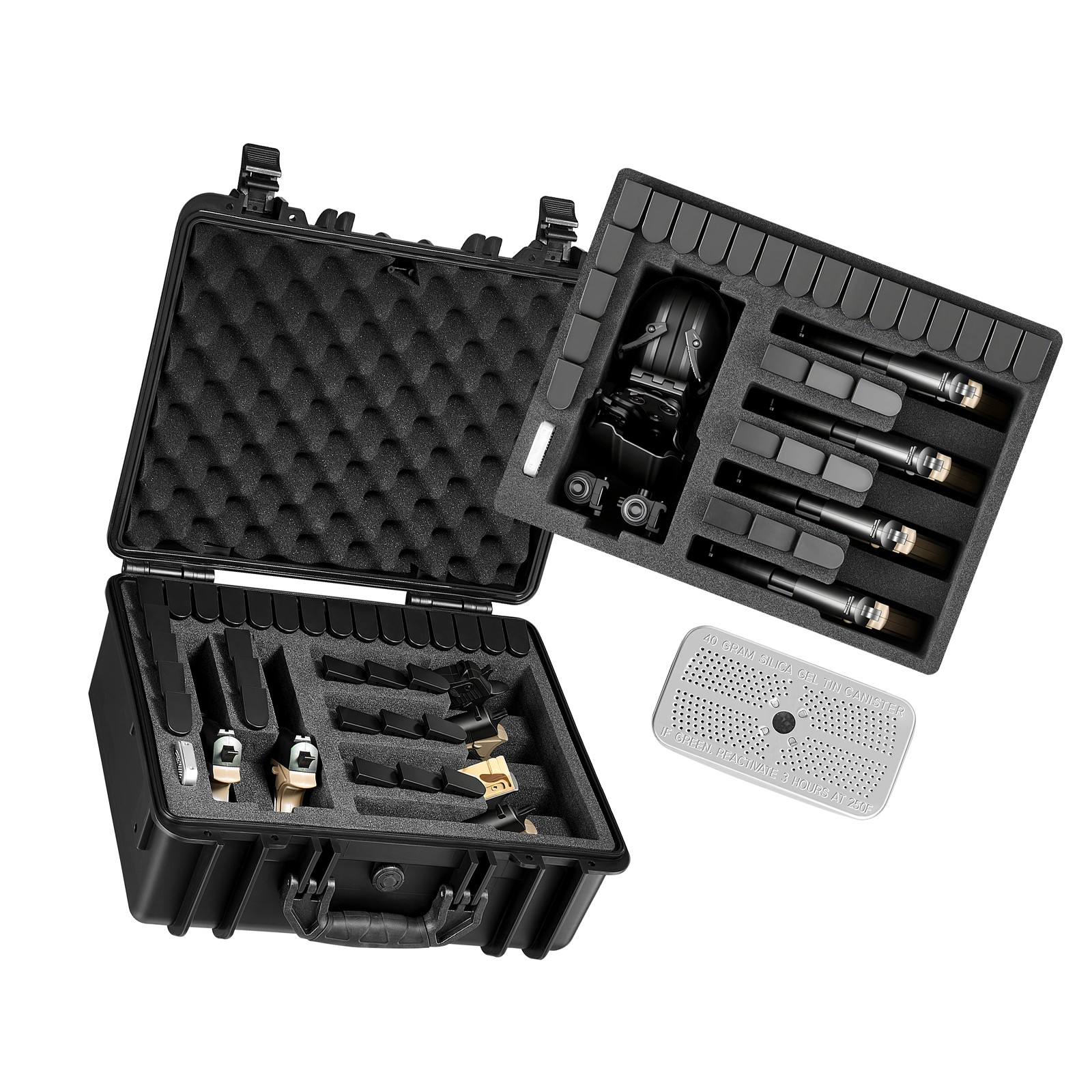 Mallette étanche Uimoso pour armes coffret rigide de protection premium 475x415x215 mm