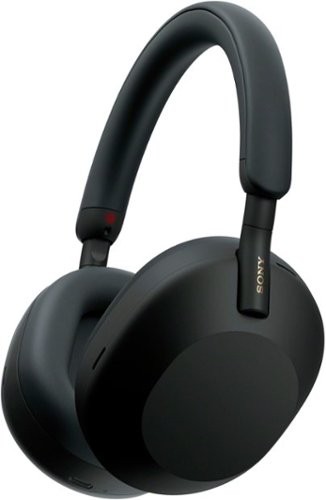 Sony WH1000XM5 NoiseCanceling Wireless Over-Ear Headphones (Black)