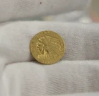 1908 US 2 1/2 Indian Gold Piece (Cleaned) XF