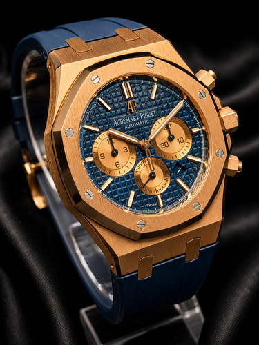 Audemars Piguet Royal Oak Chronograph 26331OR.OO.D315CR.01 Blue Dial - 18K Full!