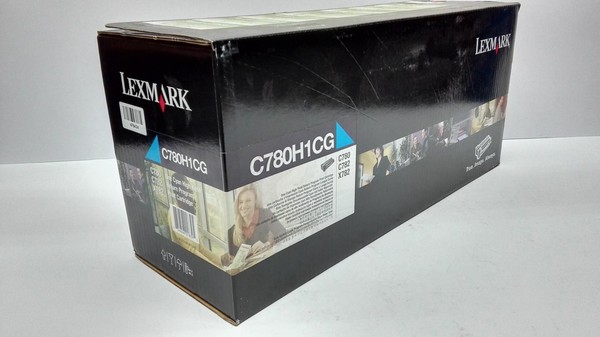 Lexmark C780H1CG Tonerkartusche Cyan 10.000 Seiten FüR Lexmark C780/C782-image