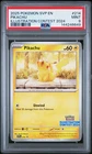 2025 POKEMON SVP EN-SV BLACK STAR PROMO ILLUSTRATION CONTEST 2024 PIKACHU PSA 9