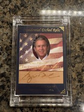 George W. Bush Etched Relic Card 2025 Limited Edition Commemorative Politics /47
