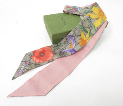 Authentischer Gucci GG Flora Seidentuch I#53402