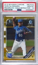 2019 Bowman Chrome Prospects Gold Refractor 28/50 Yefri Del Rosario PSA 10 8d2