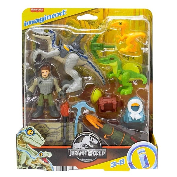 Fisher-Price Imaginext Imaginext Jurassic World Pack Sigue y rastrea Dinosaurios