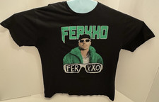 Feid Ferxxo Tshirt Adult XL Black 2-Sided Nitro Jam Underground 2023 Music Tour