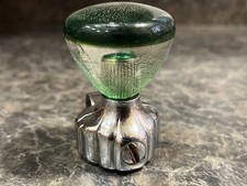 Vintage Casco Spinner Knob Steering Wheel Suicide Knob Clear Green Lucite Vintage Casco Spinner Knob Steering Wheel Suicide Knob Clear Green Lucite