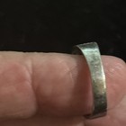 Women Size 7 Silver Ring With Pink Stone — photo 5