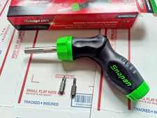 Snap-on Tools Usa New Green Soft Grip Five-position Screwdriver Handle Sgdmrce44 Snap-on Tools Usa New Green Soft Grip Five-position Screwdriver Handle Sgdmrce44