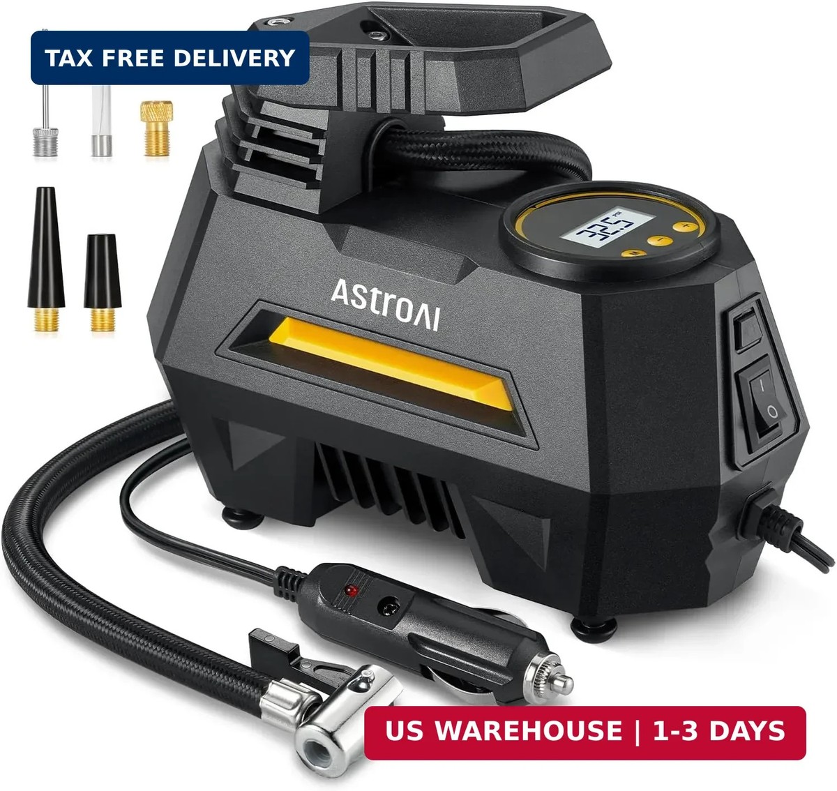 AstroAI AIRUN H1 Tire Inflator Portable Air Compressor Air Pump