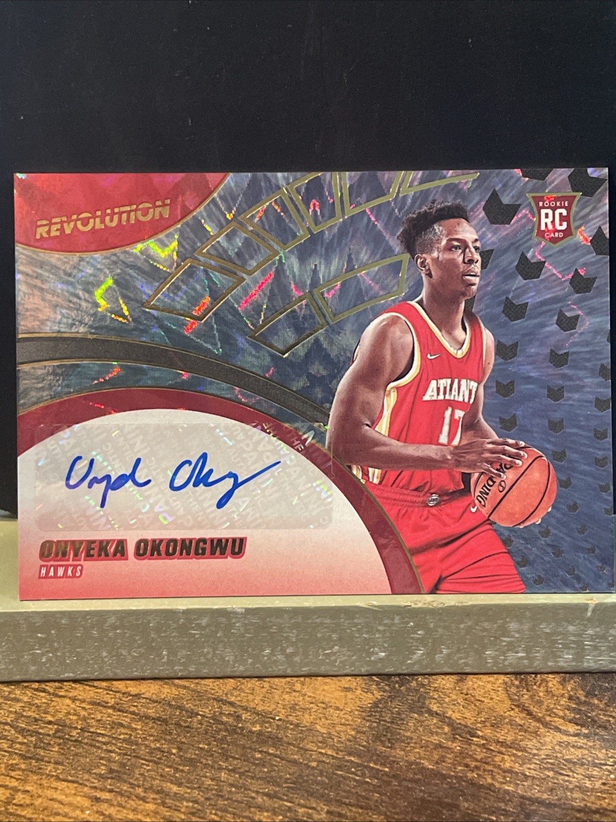 2020-21 Panini Revolution - Onyeka Okongwu #RA-OO (AU, RC) Fractal /100